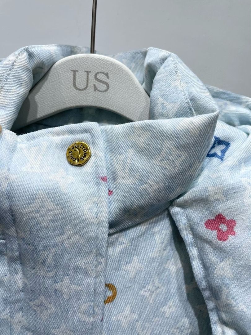 LV MONOGRAM DENIM COAT