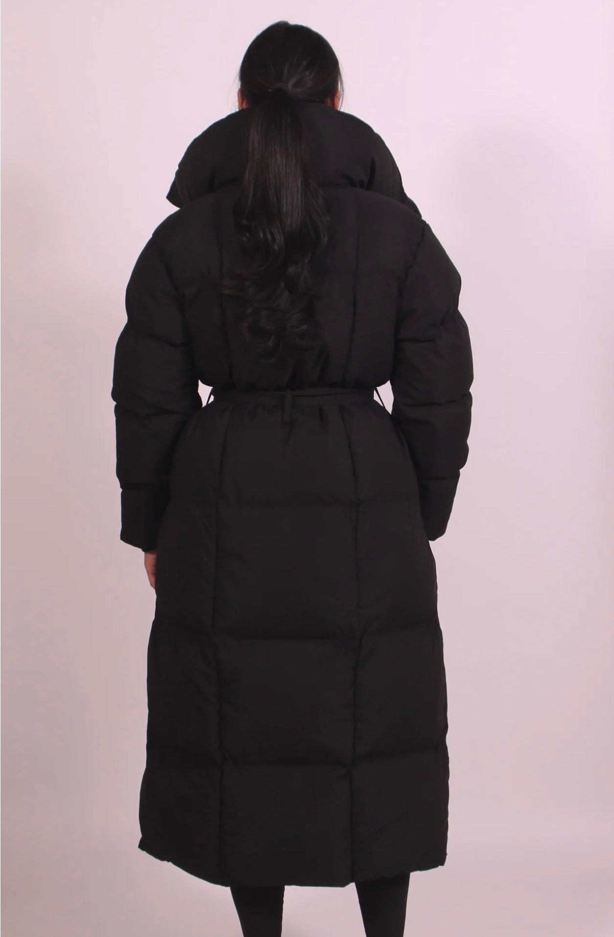 LONGLINE PUFFER BLACK