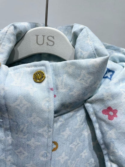 LV MONOGRAM DENIM COAT