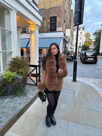 THE ECLAT CARDIGAN BROWN