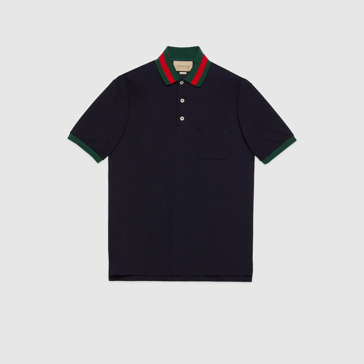 Cotton piqué polo shirt