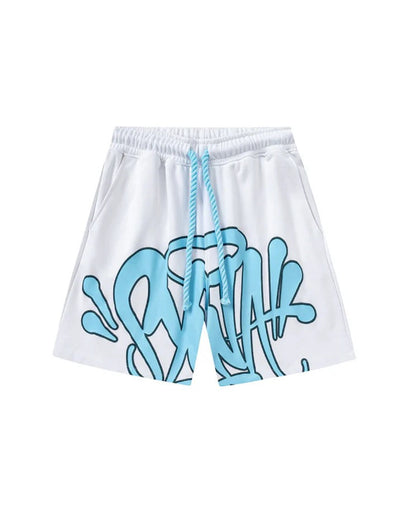 "Graffiti" Short set White