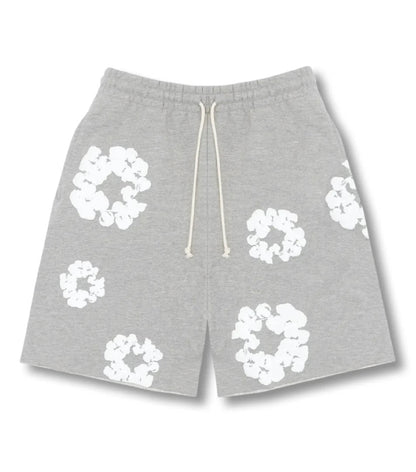 "Flower Shorts" Grey