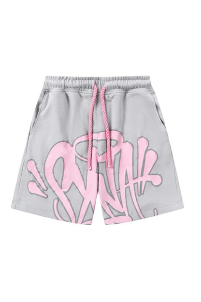 "Graffiti" Short set Grey Pink