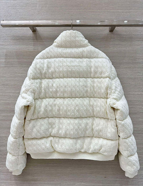 MONCLER KNIT COTTON JACKET