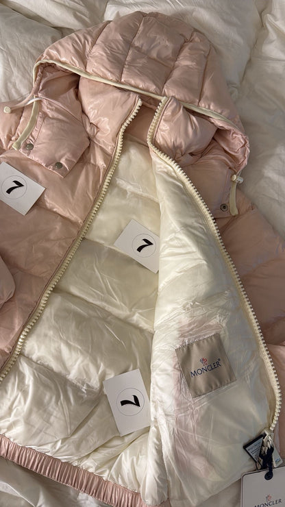 BABY PINK ICE MONCLER JACKET
