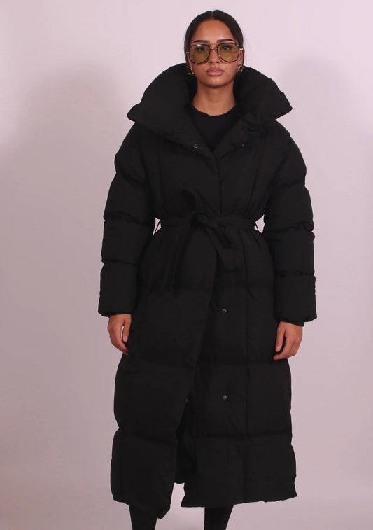 LONGLINE PUFFER BLACK