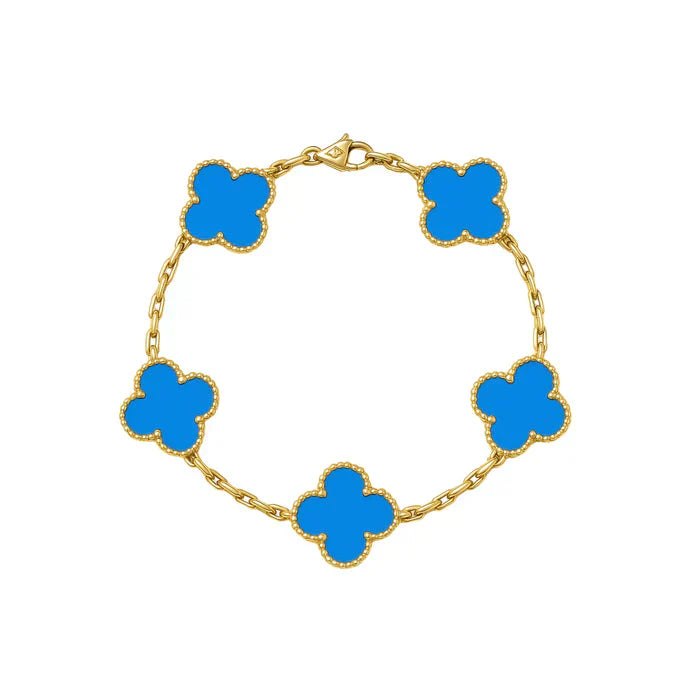 'Cleef' Clover Bracelet - Mulitcolour