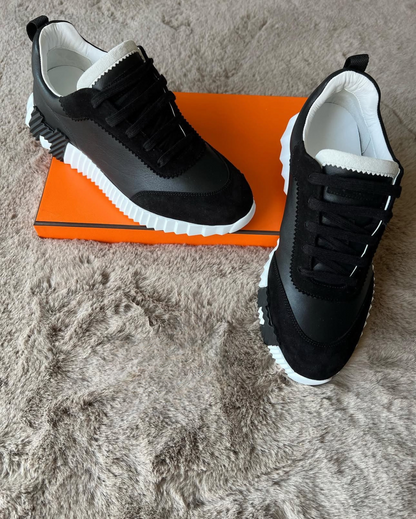 Hermes bouncing black leather