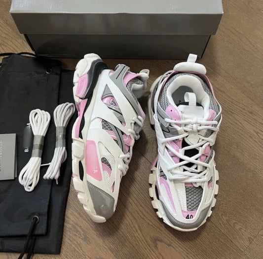 Balenciaga Tracks white pink grey