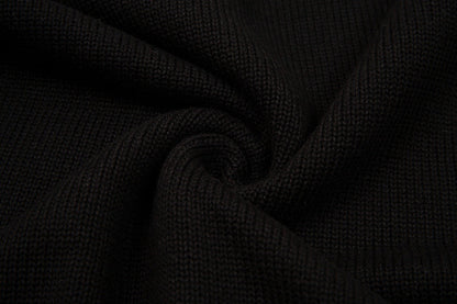 "HEART" - SWEATER BLACK (UNISEX)