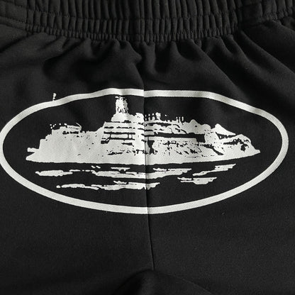 'Alcatraz' Tracksuit Black/White