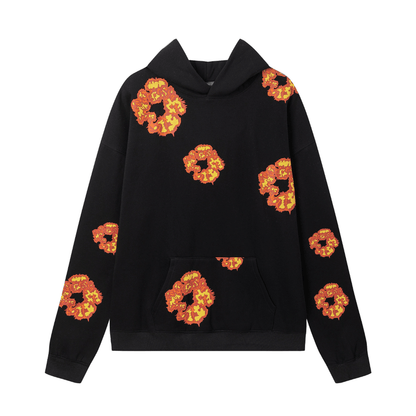 Denim Trs Black Orange Tracksuit