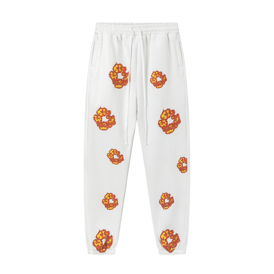 Denim Trs White Orange Tracksuitv