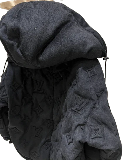 ''LV'' PUFFERJACKET BLACK