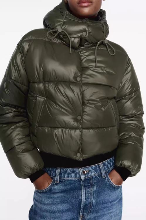 Virale Cropped Puffer