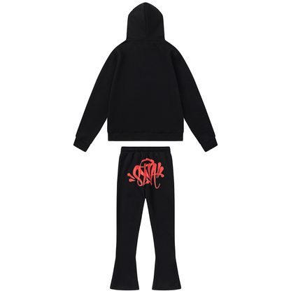 Syna Black Red Tracksuit